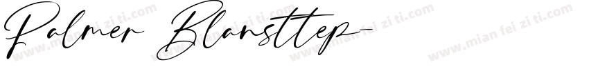 Palmer Blansttep字体转换